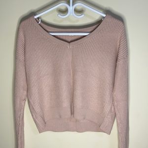 Garage light pink sweater